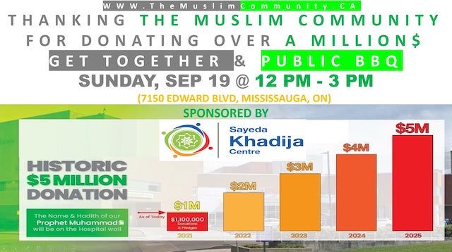 $1 million donated by Mississauga Muslims to hospital