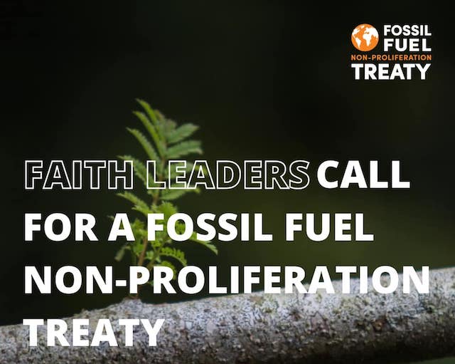 Muslim organization endorses Fossil Fuel Non-Proliferation Treaty