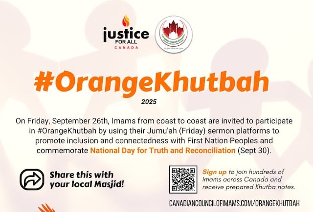 National Orange Khutbah Day Calls Muslim Communities to Stand with Indigenous Peoples