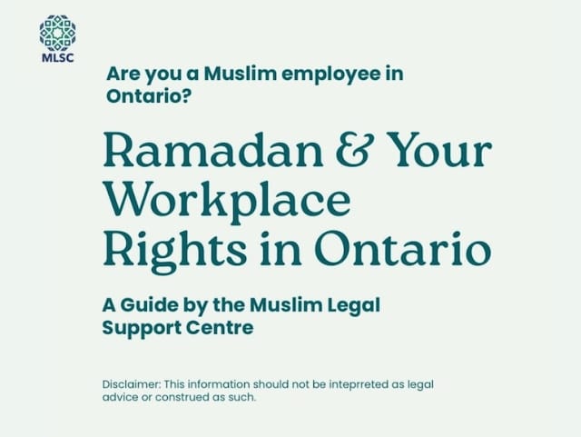 Ramadan and Your Rights in Ontario