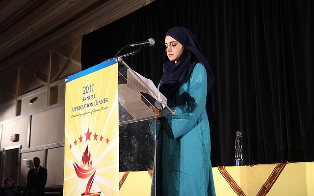 Muslim weightlifter who never gave up on her dream recognized at Toronto banquet