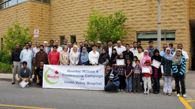 Muslims support Mississauga hospital with Walkathon