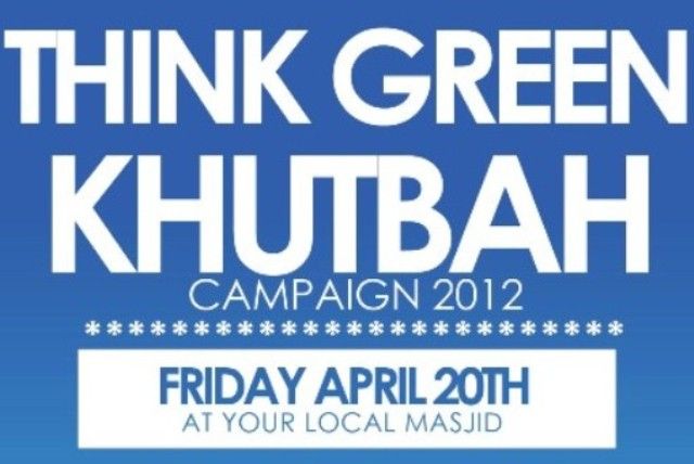 Think Green Khutbah Campaign launched