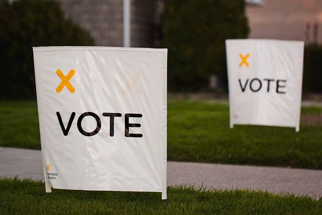 Ontarians: Get out and vote!