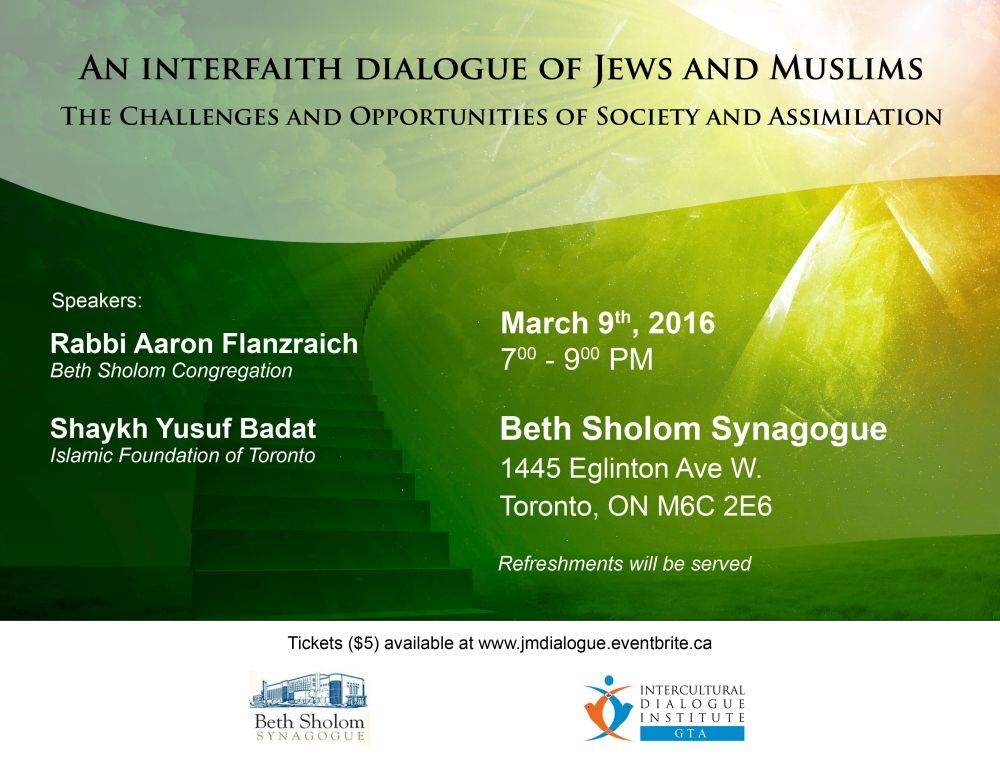 An Interfaith Dialogue of Jews and Muslims