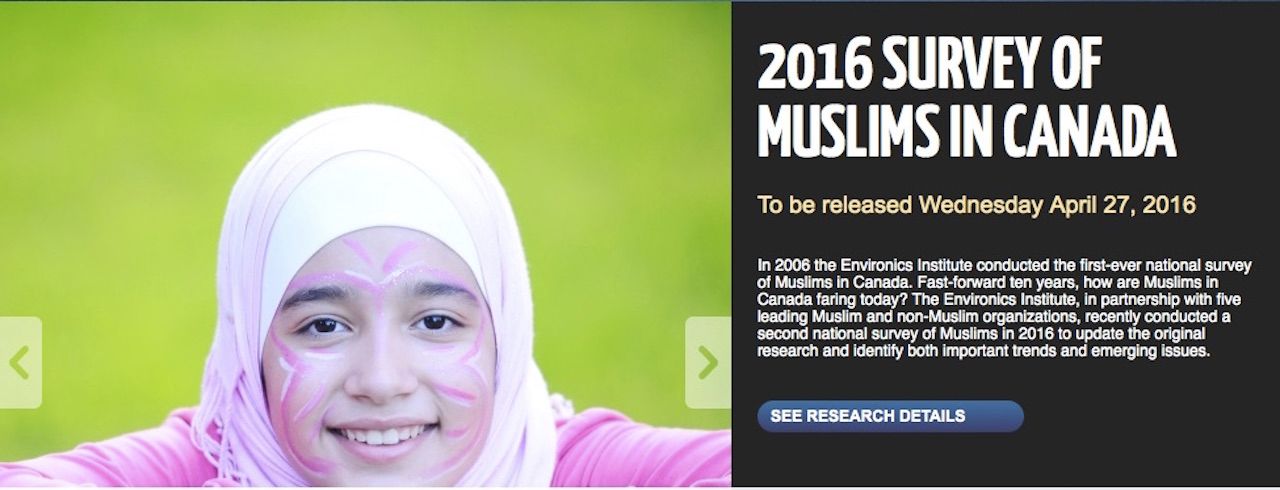 New survey shows Muslims embrace Canada