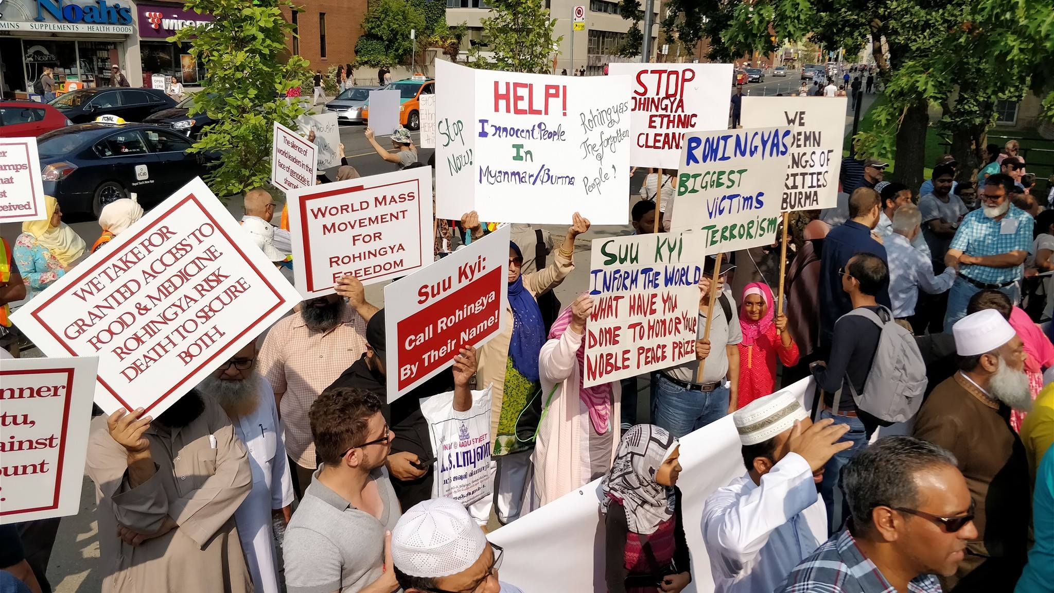 Canadians protest ‘ethnic cleansing’ of Rohingya Muslims