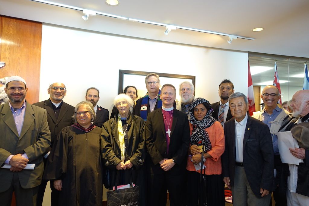 Toronto Faith Leaders gather at City Hall for ‘pray-in’ against poverty