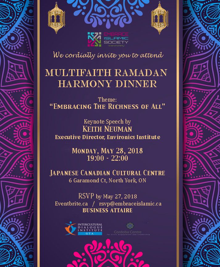 Multi-faith Ramadan Harmony Dinner