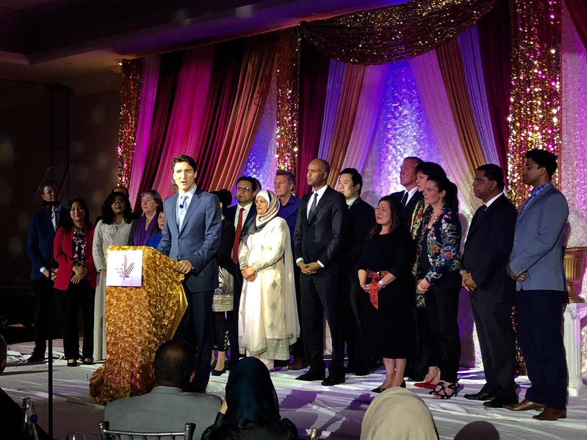 Canadian PM and Politicians join Muslims to celebrate Eid