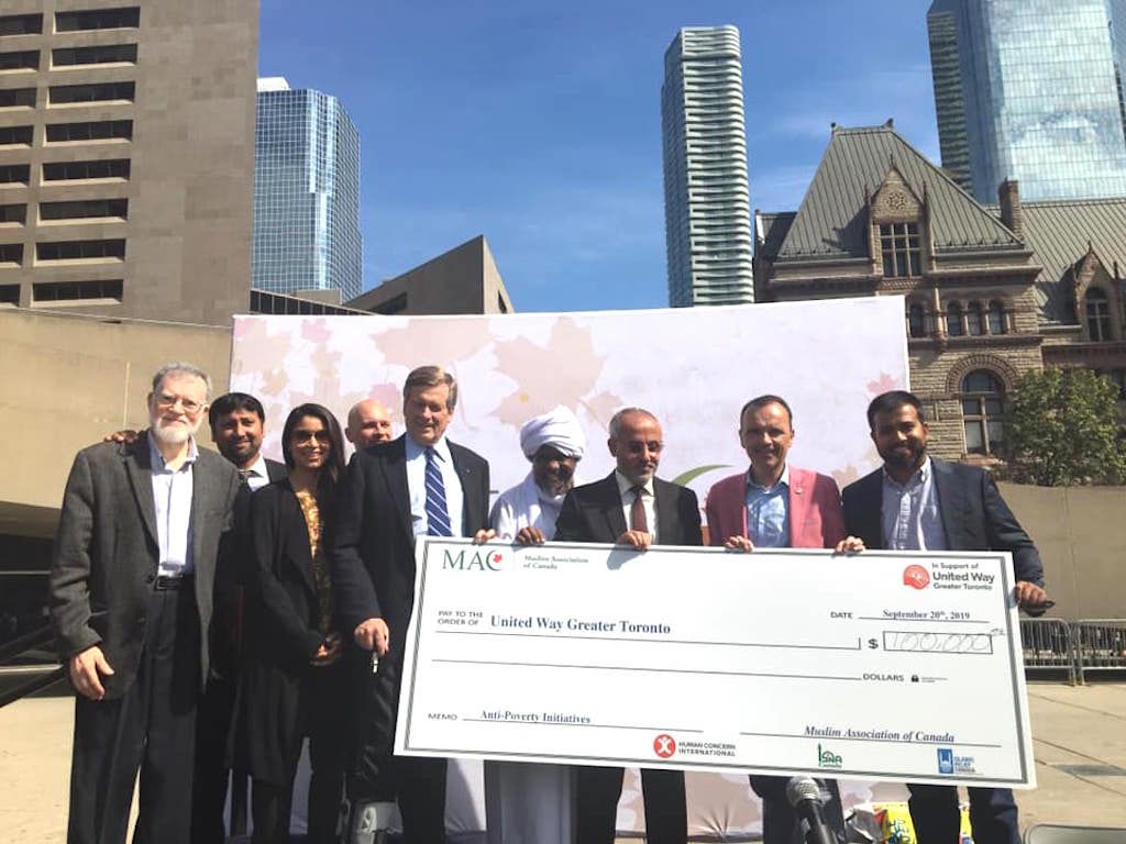 Toronto Muslims raise $100,000 for anti-poverty initiatives