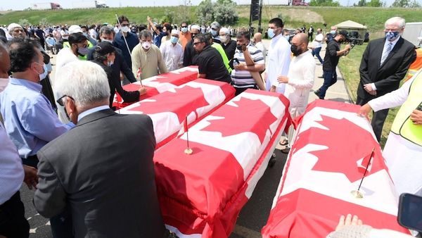 Canada Mourns as London Muslim family buried