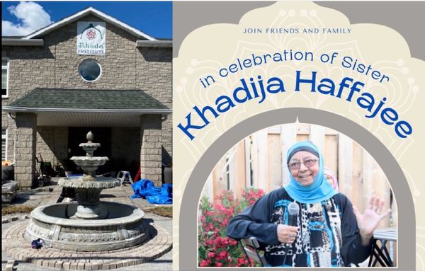 In Memoriam: Sister Khadija Haffajee