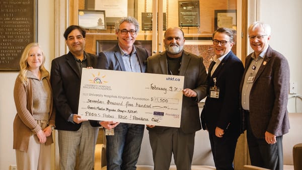 Life-Saving ultrasound technology boosted by $17,500 donation from the Queen’s Muslim Physician Group and NCCM