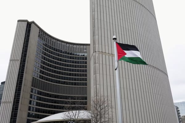 Historic Raising of the Palestinian Flag at Toronto City Hall, As Solidarity Spreads Across Canada