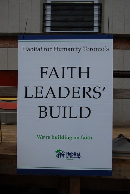 Faith leaders build affordable homes