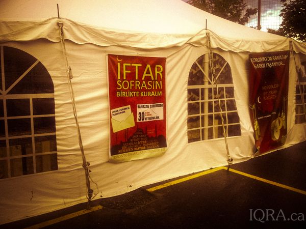 Iftar Tent brings Ramadan Spirit to Toronto