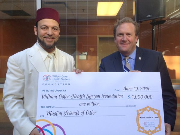 Muslims raise $1 million for Brampton Hospital