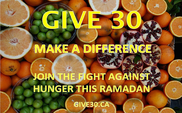 Join Give 30 - a grassroots movement against hunger