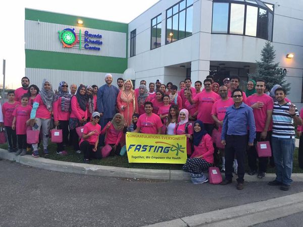 Fasting Canadian Youth run for charity