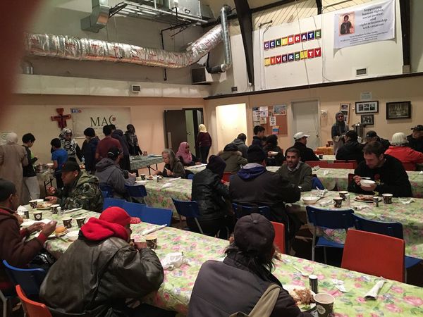 Toronto Mosque and Church collaborate to serve free lunch