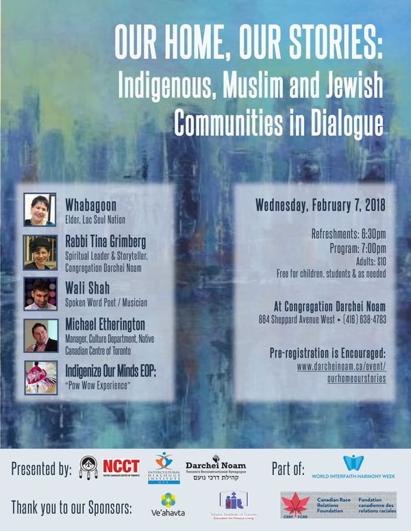 Our Home, Our Stories: Indigenous, Muslim and Jewish Communities in Dialogue