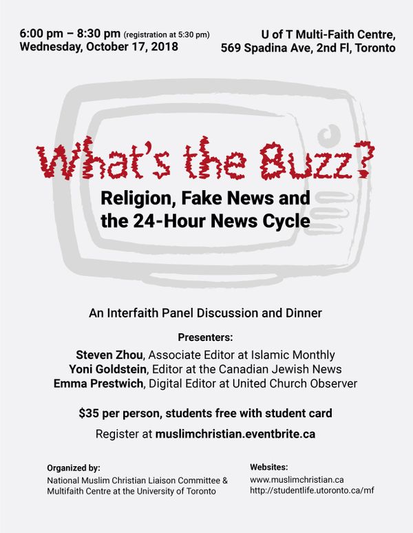 What's the Buzz? Religion, Fake News and the 24-Hour News Cycle