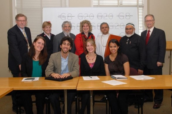 Steering Committee for the “World Religion Summit 2010 Interfaith Leaders in the G8/G20 Nations” and four Tony Blair Faith Acts Fellows.